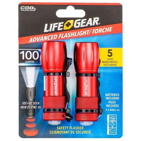 LIFE+GEAR Mini Max Flashlight, AAA Battery, Alkaline Battery, LED Lamp, 160 Lumens LG09-60660-SA4